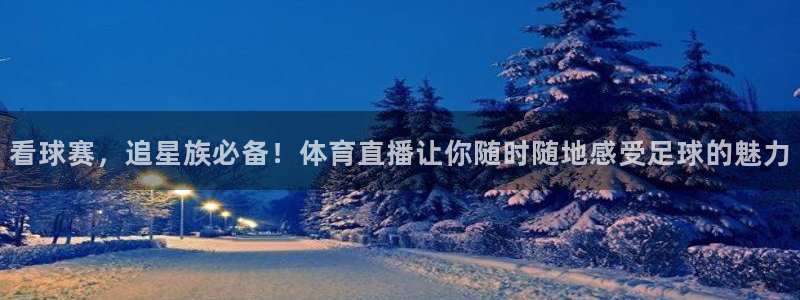 看球赛，追星族必备！体育直播让你随时随地感受足球的魅力