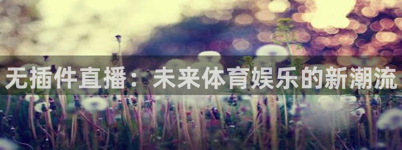 无插件直播：未来体育娱乐的新潮流